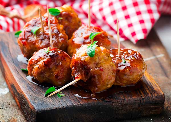 fully-cooked meatballs