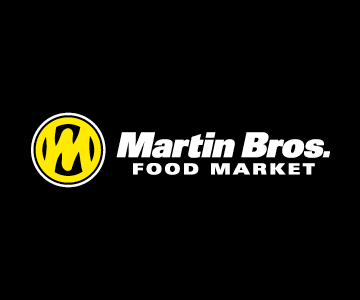 Martin Bros. Food Market logo horizontal color