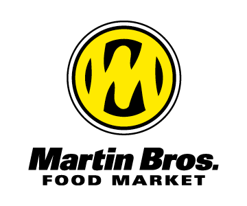 Martin Bros. Food Market logo vertical color