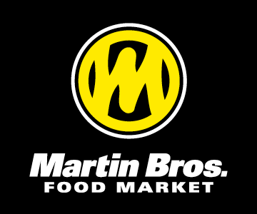 Martin Bros. Food Market logo vertical color