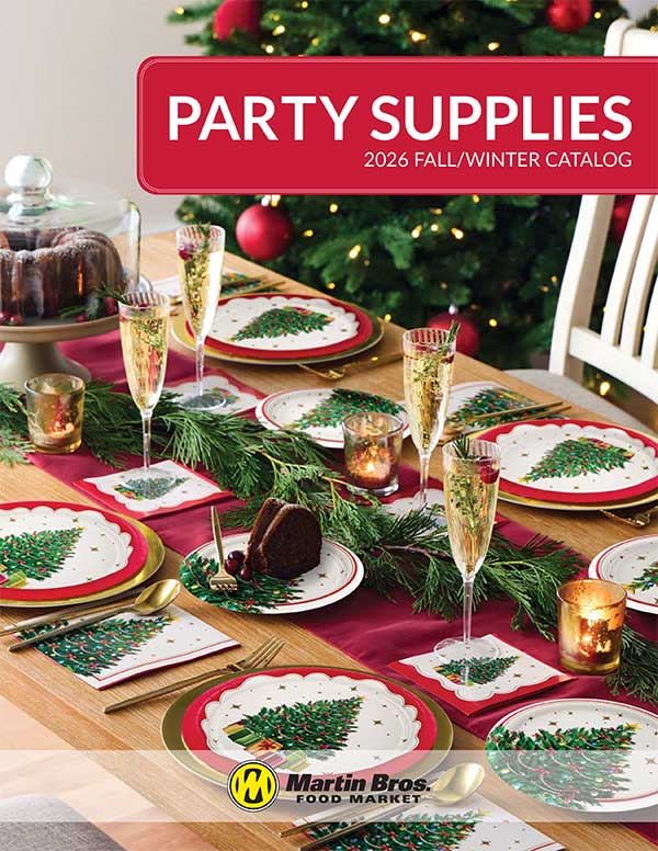 Martin Bros. Party Supplies Catalog