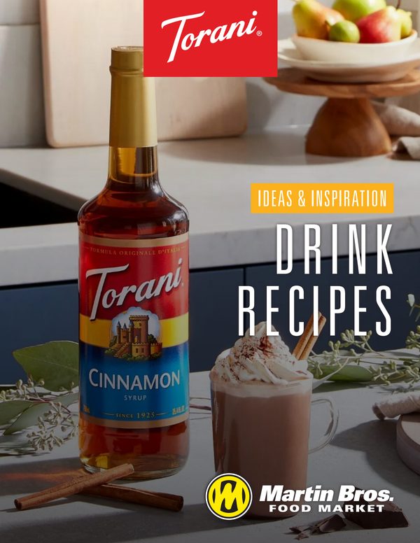 Torani Fall & Winter Drink Recipes flyer cover