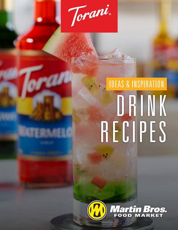 Torani Spring & Summer Drink Recipes flyer cover
